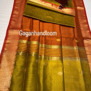 Maheshwari Handloom Silk by Cotton Top Dupatta – Elegant Handcrafted Perfection
