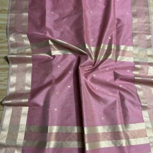 Silk by Cotton Saree with the iconic Narmada Lahar Border