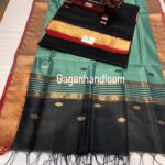 Maheshwari Handloom Silk by Cotton Buti Woven Top Dupatta Set