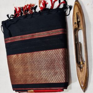 Mulberry Silk by Cotton Coin Buti Rassa Pallu Work Saree