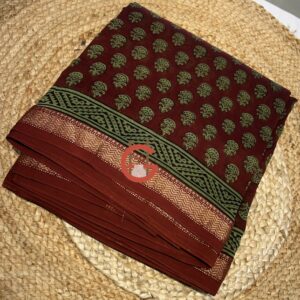 Maheshwari Silk Bagh Print Saree