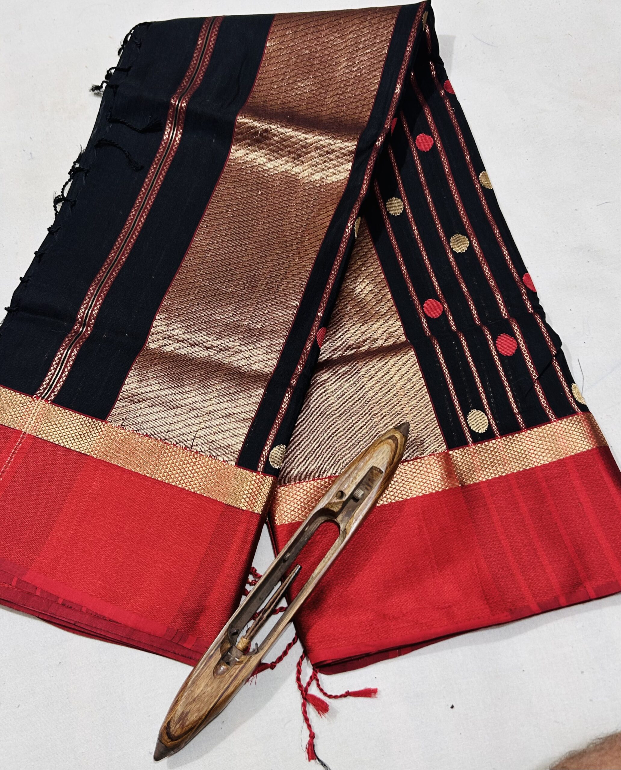 maheshwari silk by silk coin butti rassa palu saree