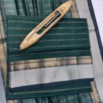 Maheshwari Handloom Top Dupatta – Jari Checks Design
