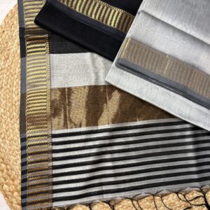 Maheshwari Silk Cotton 3 Piece Suit Set