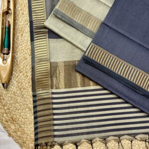 Maheshwari Silk Cotton 3 Piece Suit Set