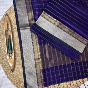 Maheshwari Handloom Jari Checks Top Dupatta