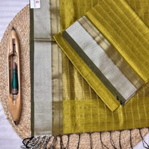 Maheshwari Handloom Jari Checks Top Dupatta
