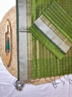 Maheshwari Handloom Jari Checks Top Dupatta