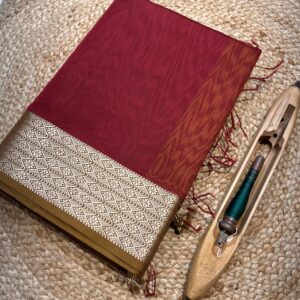 Maheshwari Resham Border Saree