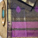 Maheshwari Silk Cotton Tissue Buta Top–Dupatta