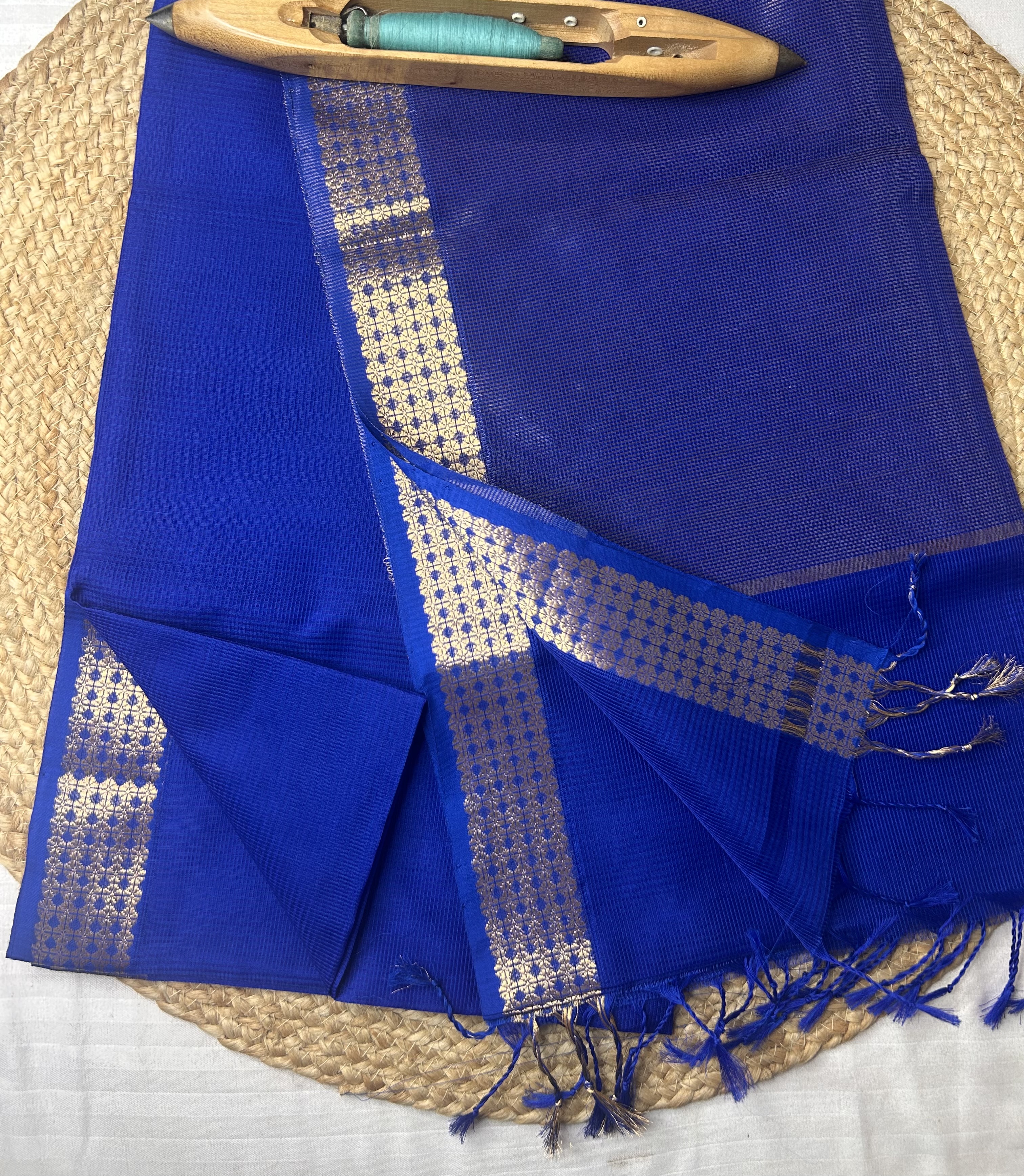 Jari Border Star Buti Saree