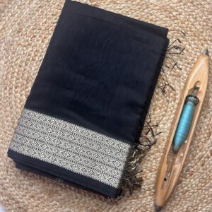 Maheshwari Resham Border Saree