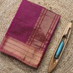 Maheshwari Tissue Silk by Cotton Saree