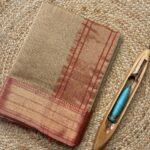 Maheshwari Tissue Silk by Cotton Saree