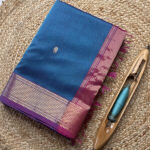 Maheshwari Handloom Jari Buti Saree