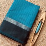 Maheshwari Resham + Silver Rassa Border Saree