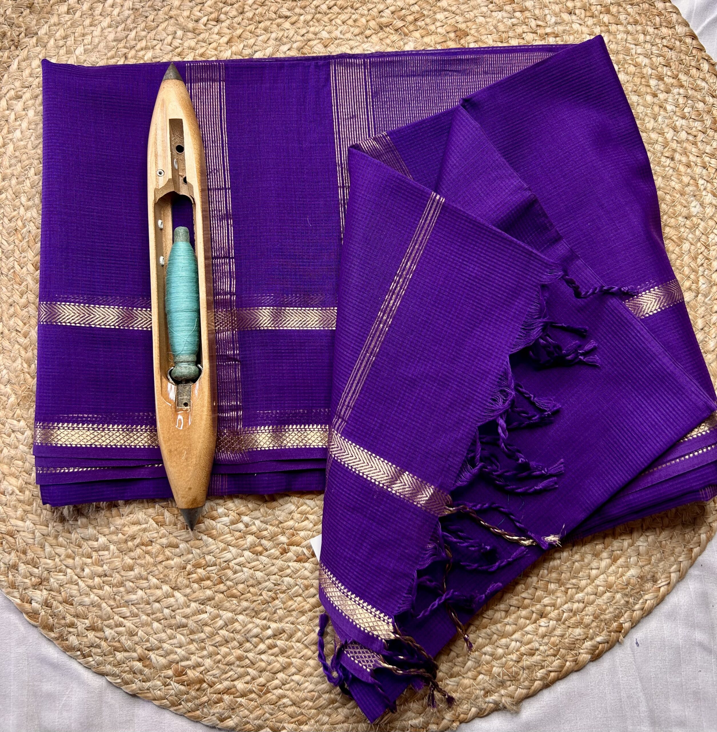Maheshwari Kota Checks Silk Cotton Saree