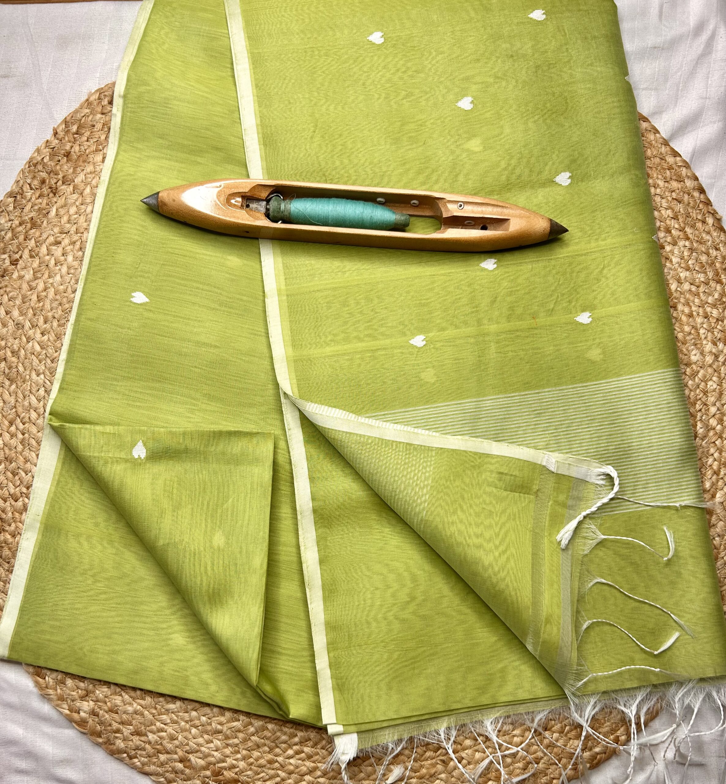 Maheshwari Handloom Heart Buti Saree