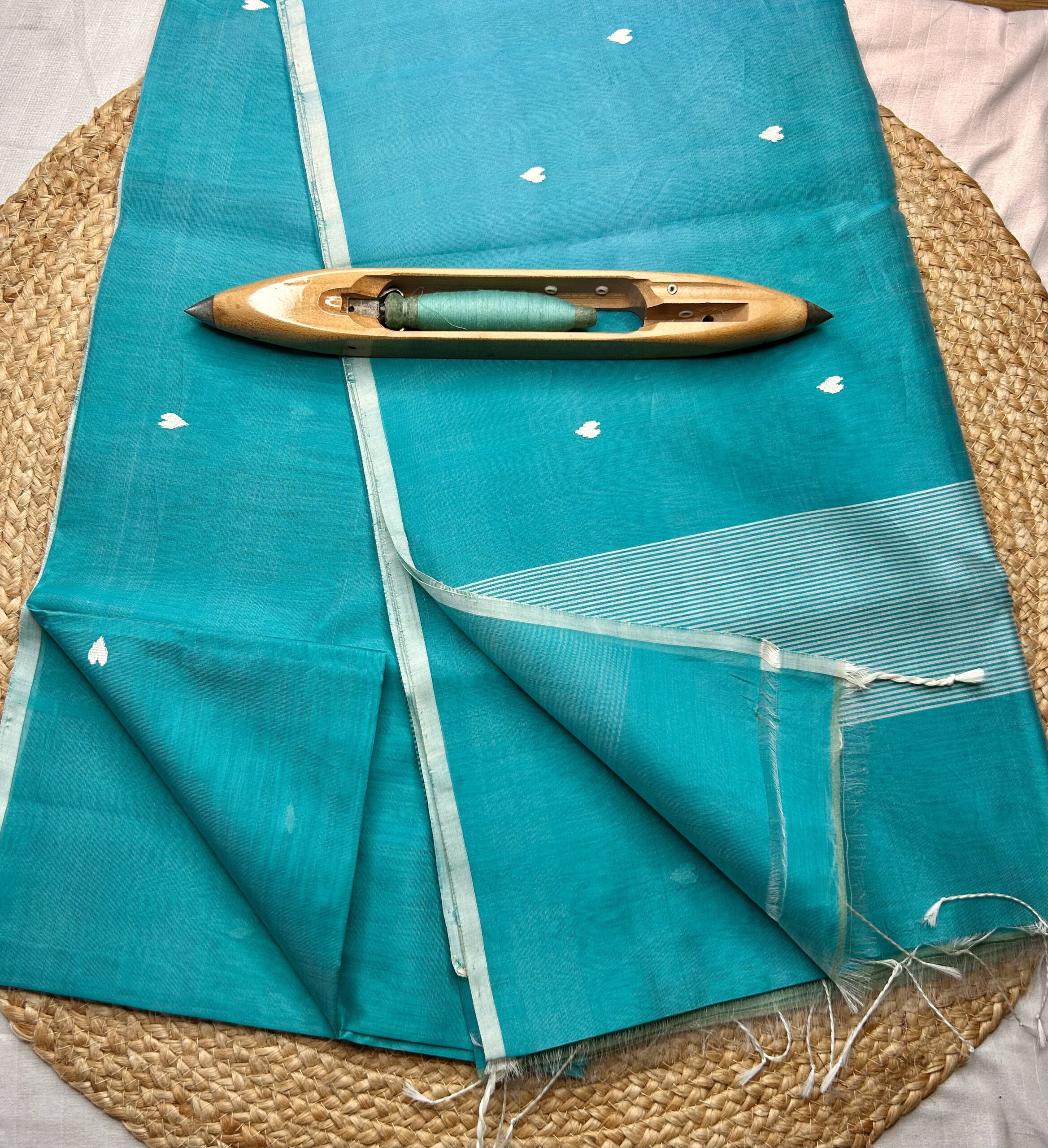 Maheshwari Handloom Heart Buti Saree