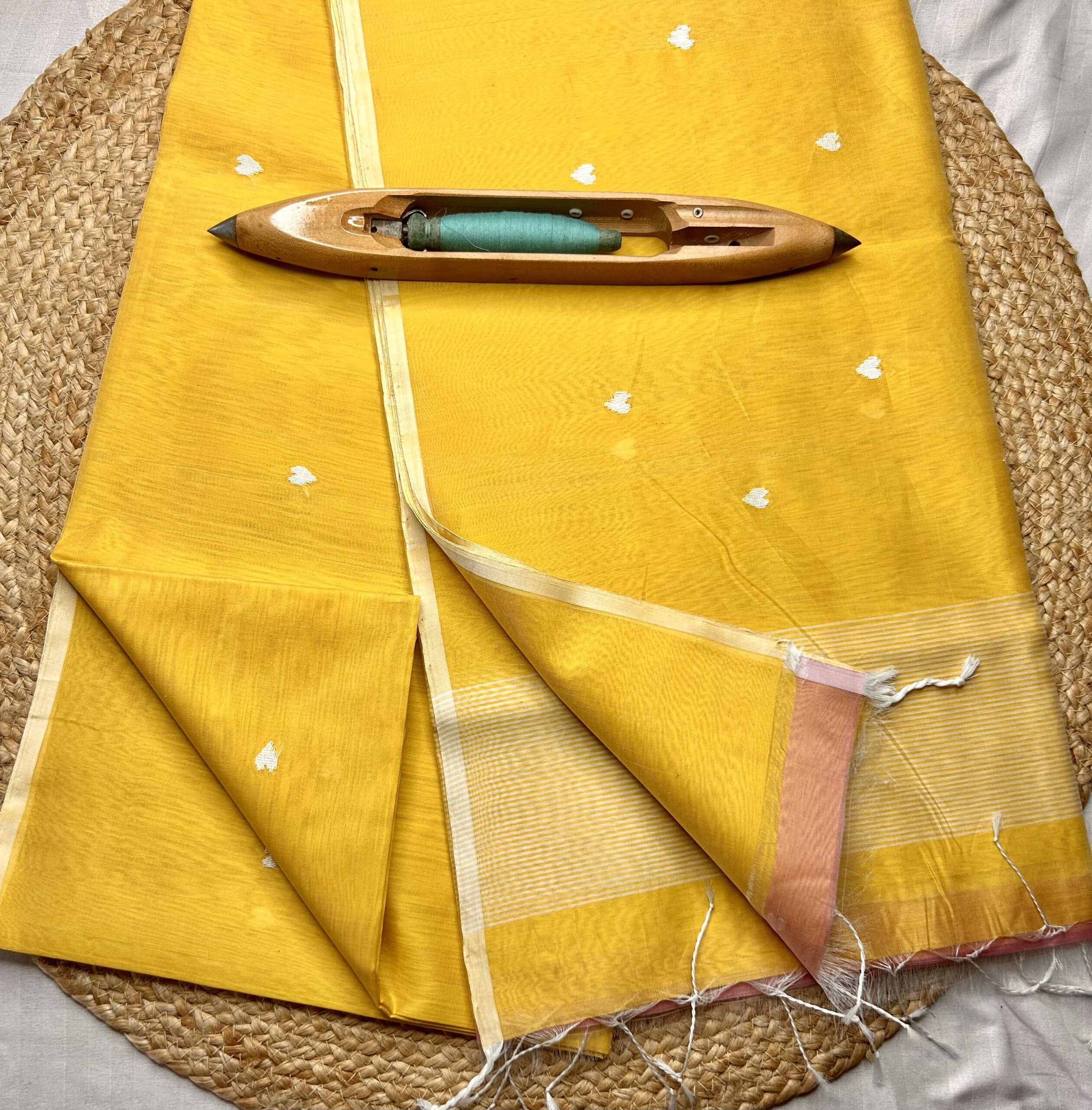 Maheshwari Handloom Heart Buti Saree