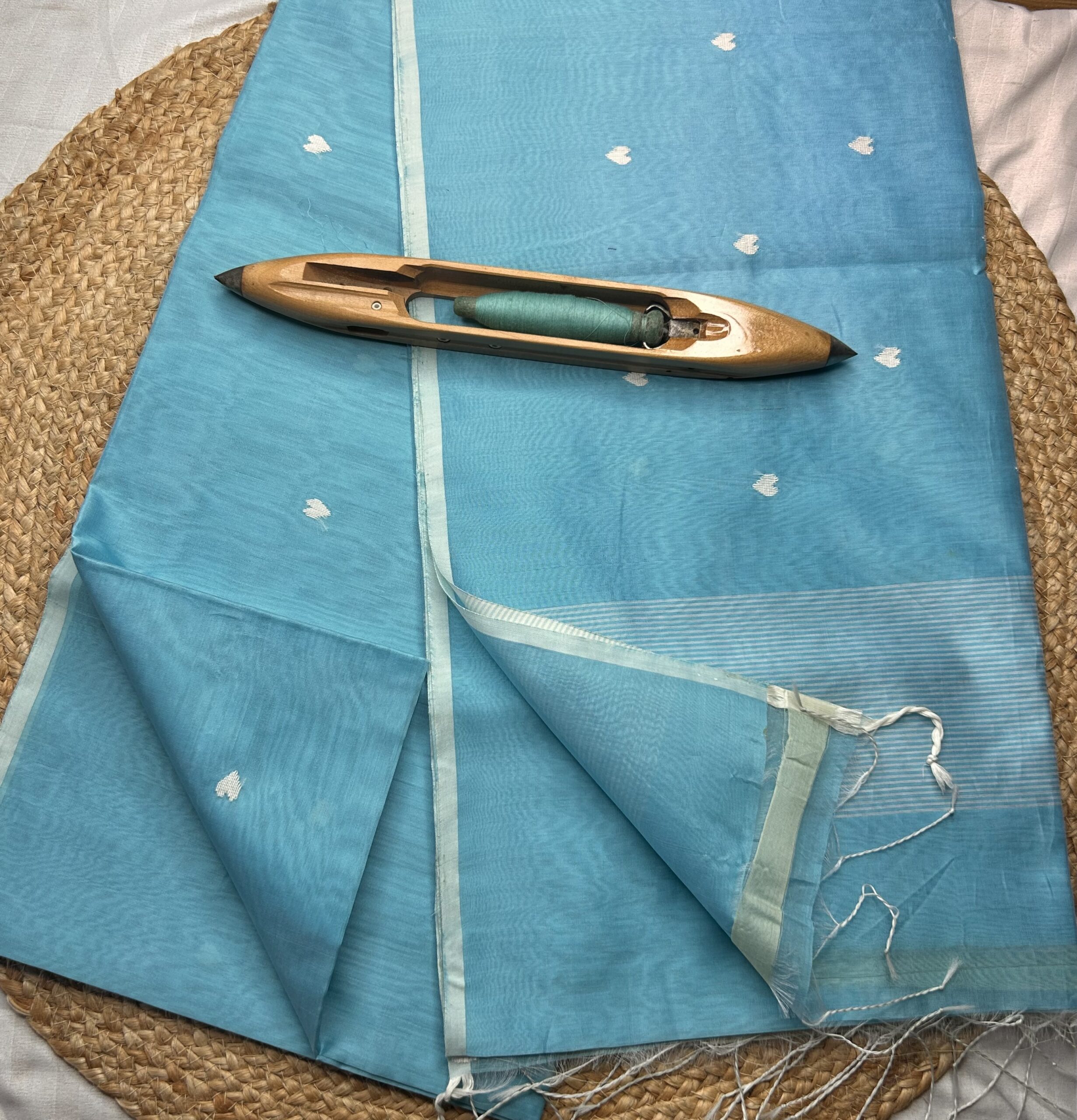 Maheshwari Handloom Heart Buti Saree