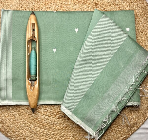 Maheshwari Handloom Heart Buti Saree