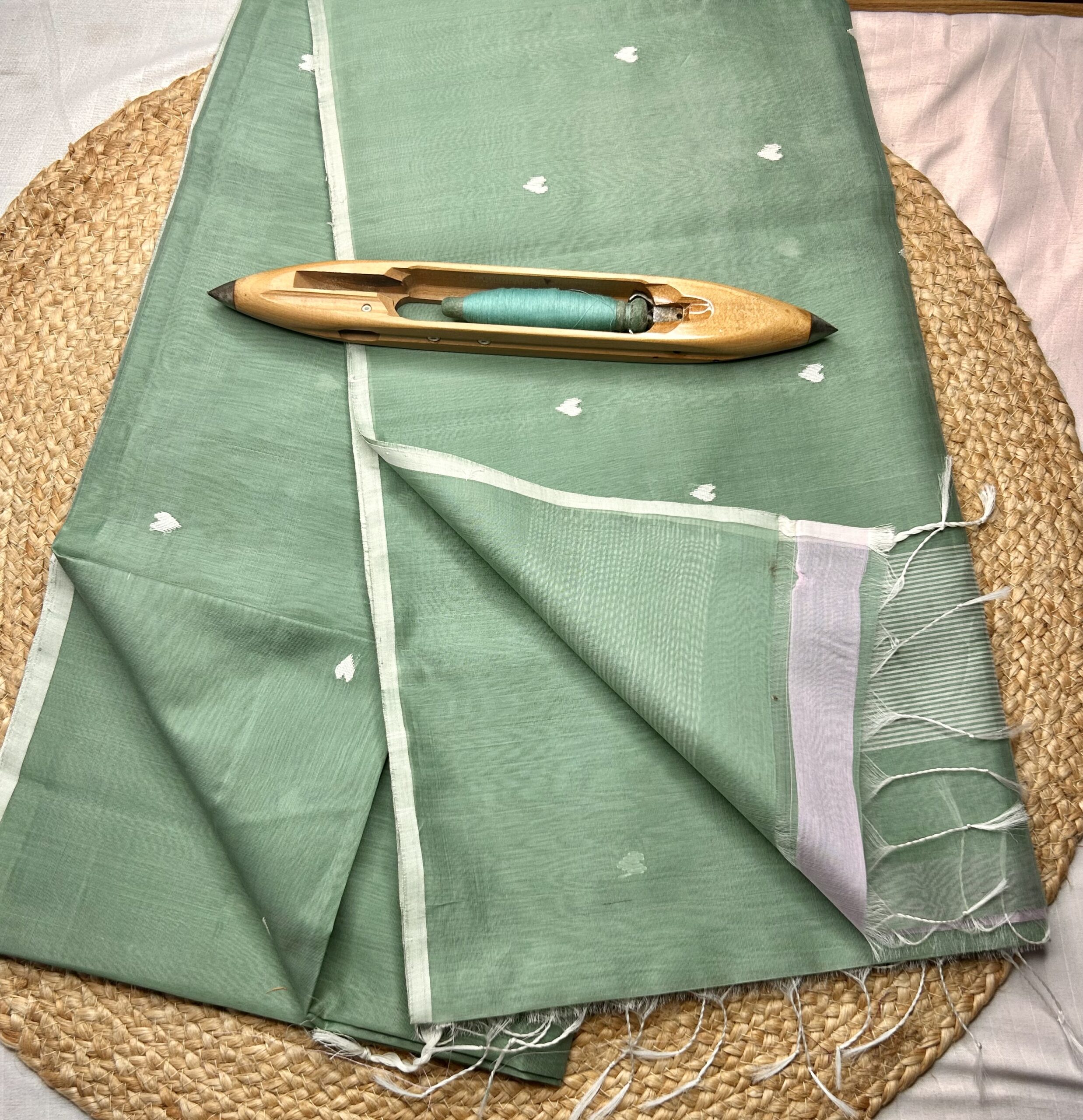 Maheshwari Handloom Heart Buti Saree