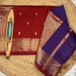 Maheshwari Jari Border Buti Saree