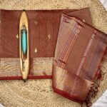 Maheshwari Jari Border Buti Saree