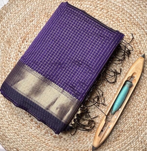 Maheshwari Jari Border Jari Checks