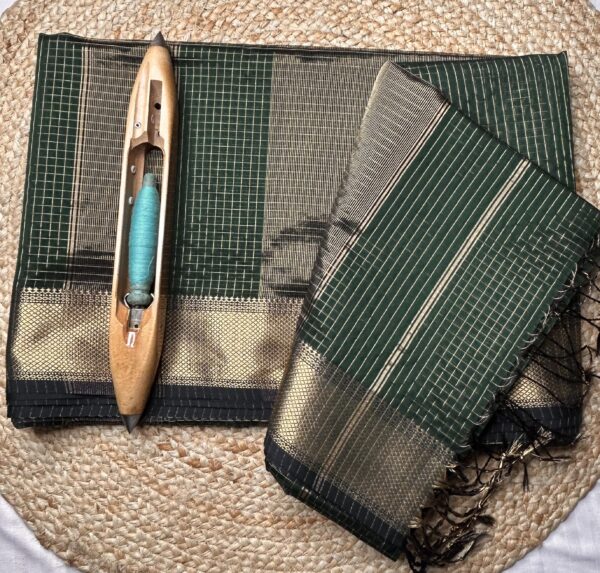 Maheshwari Jari Border Jari Checks