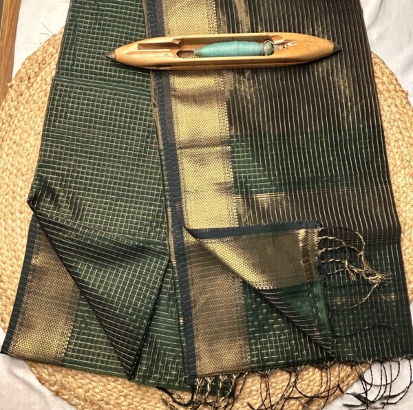 Maheshwari Jari Border Jari Checks