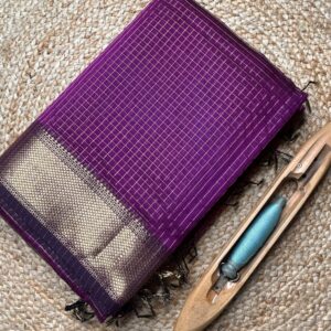 Maheshwari Jari Border Jari Checks