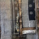 Maheshwari Handloom Indo Asian Print Top Dupatta