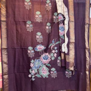 Maheshwari Handloom Indo Asian Print Top Dupatta