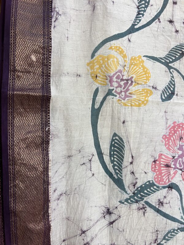 Maheshwari Handloom Indo Asian Print Top Dupatta