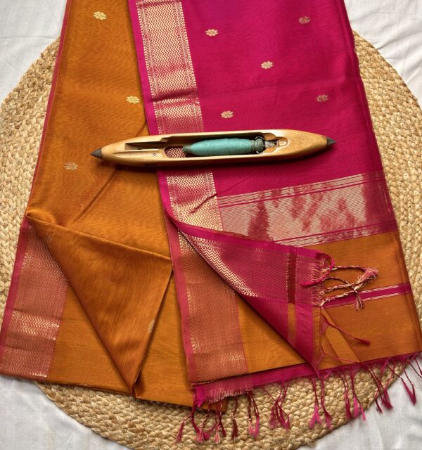 Jari Border Buti Saree