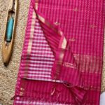Maheshwari Checks Saree with Buti Palla