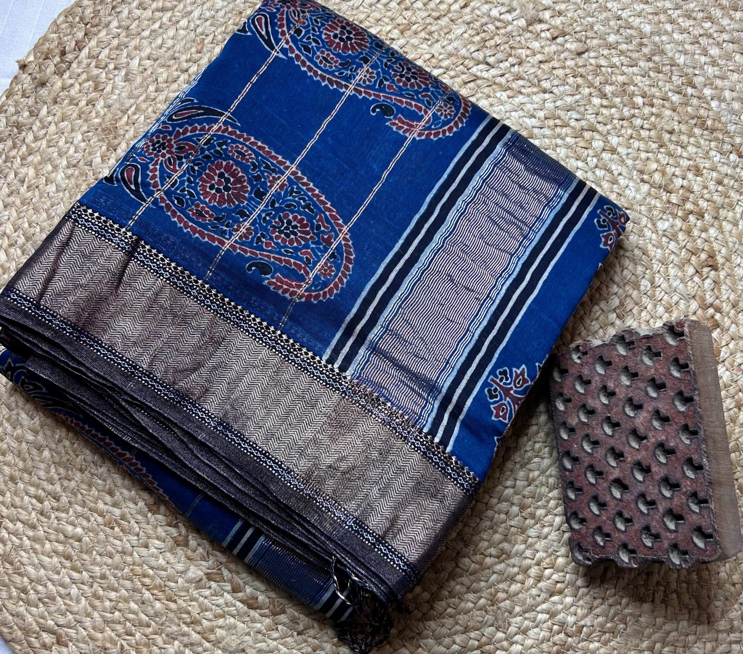 Maheshwari Handloom Silk by Cotton Printed Sarees