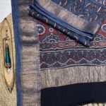 Maheshwari Handloom Ajrakh Print suit