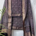 Maheshwari Handloom Ajrakh Print suit