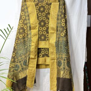 Maheshwari Handloom Ajrakh Print suit