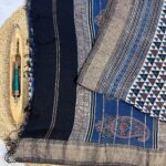 Maheshwari Handloom Silk Cotton Ajrak Print Saree