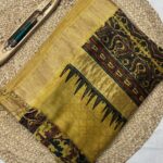 Maheshwari Handloom Silk Cotton Ajrak Print Saree