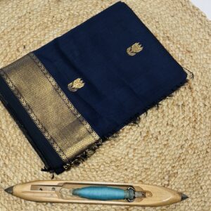 Maheshwari Jari Border Kamal Buta Saree
