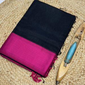 Maheshwari Resham Border Saree