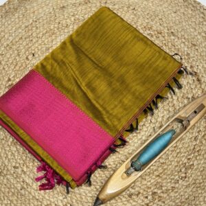 Maheshwari Resham Border Saree