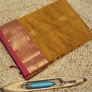 Maheshwari Jari Border Kamal Buta Saree
