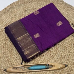 Maheshwari Jari Border Kamal Buta Saree